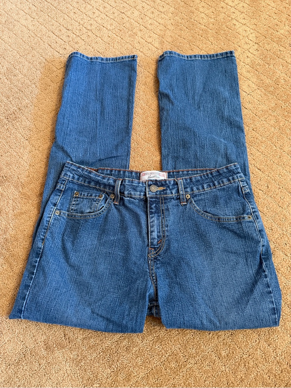 Y2K Levi’s Strauss Signature Dark Wash Low Rise Bootcut Jeans Women’s Size 10M